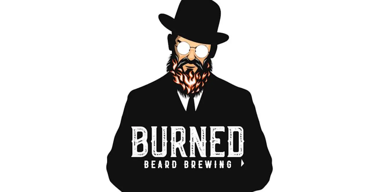 Craft beer tap wall at Burned Beard Brewing nano brewery and taproom in Quincy, Florida