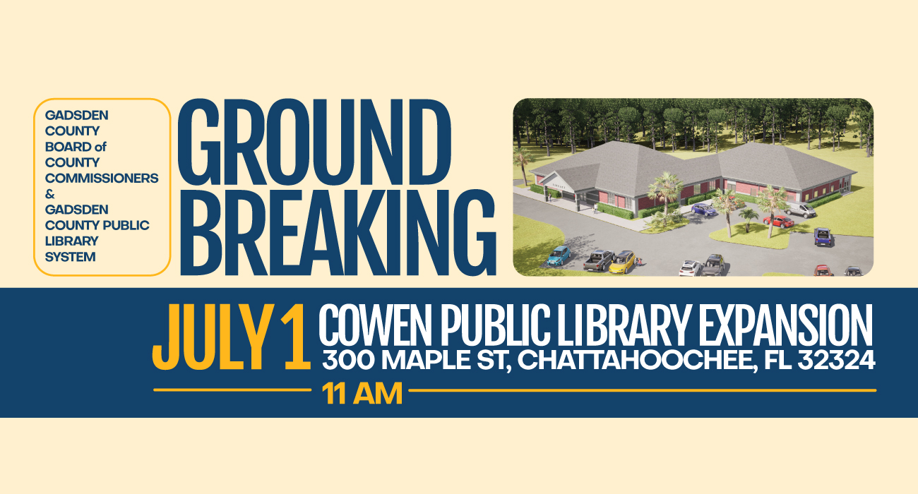Gadsden County Library Groundbreaking Expansion